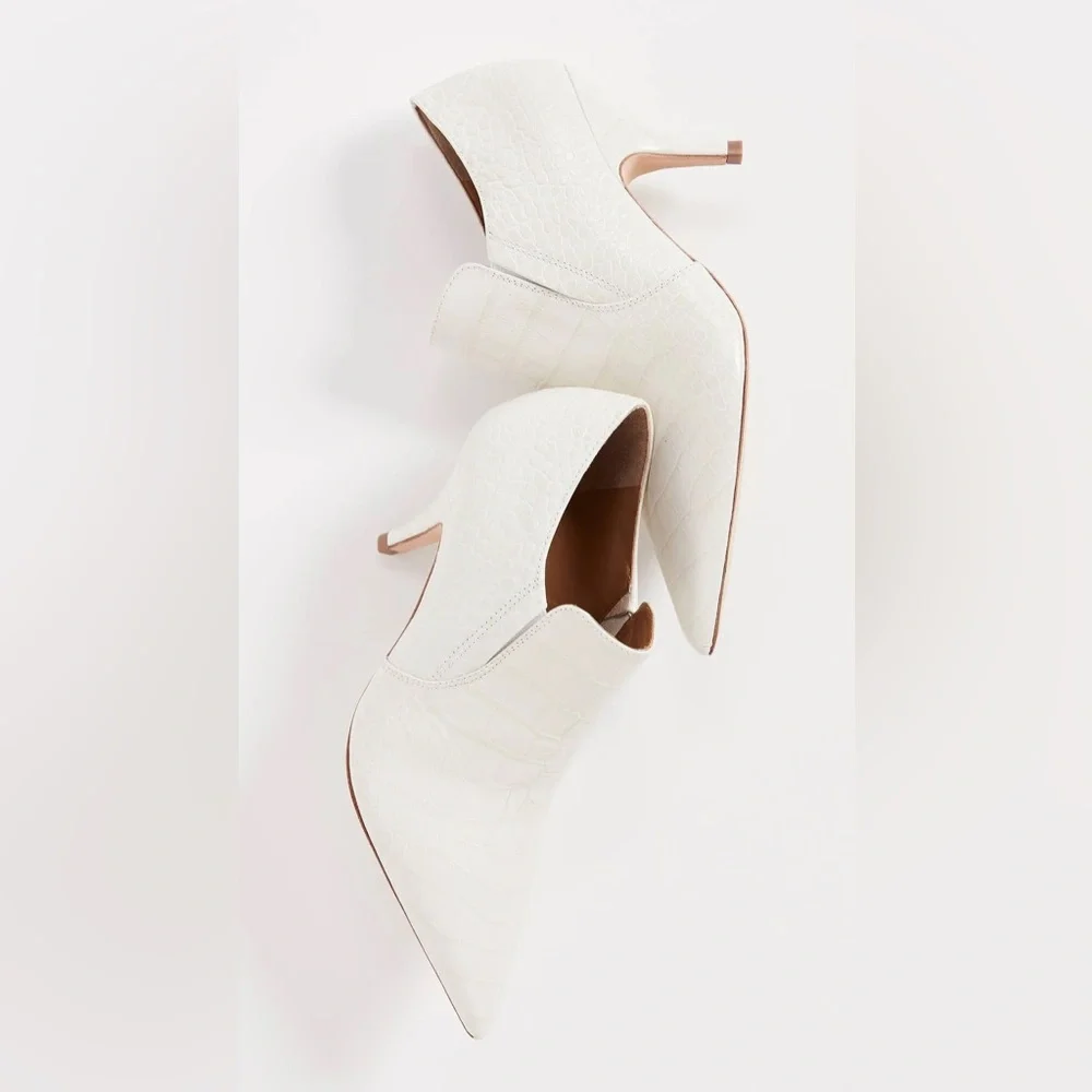 Tory Burch Georgina Ankle Bootie, Ivory, US 11, NWOT